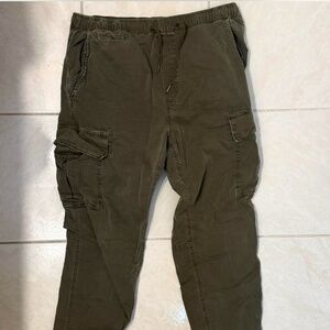 Green khaki pants